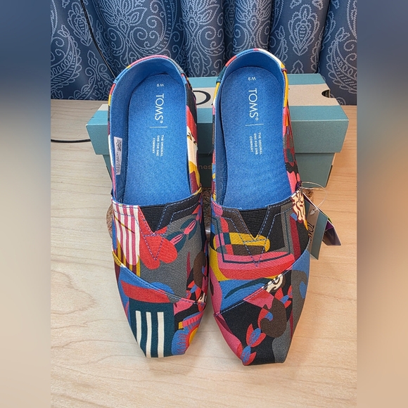 Toms Shoes - Toms Liberty Fabric Alpargata Liberty Print Slip-On Size 9